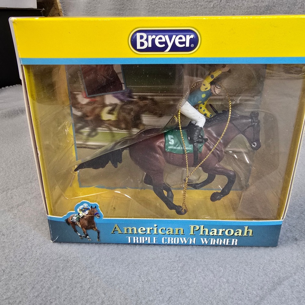 Breyer American Pharoah Triple Crown Winner Holiday Ornament BE5187 New in Box